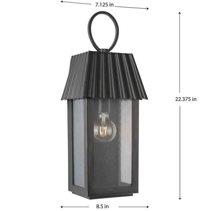 Point Dume-Hook Pond One Light Outdoor Wall Lantern-Exterior-Progress Lighting-Lighting Design Store