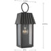 Point Dume-Hook Pond One Light Outdoor Wall Lantern-Exterior-Progress Lighting-Lighting Design Store