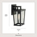 Tryon One Light Outdoor Wall Lantern-Exterior-Progress Lighting-Lighting Design Store