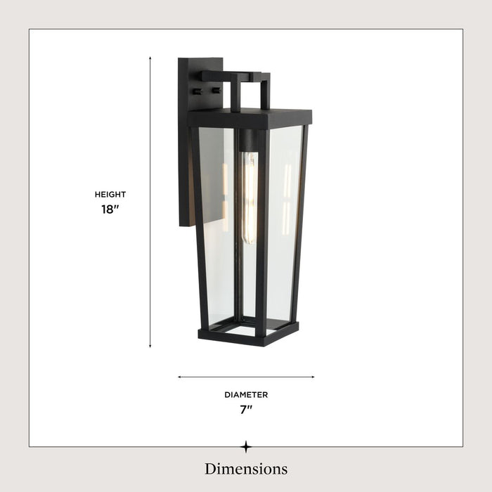 Tryon One Light Outdoor Wall Lantern-Exterior-Progress Lighting-Lighting Design Store