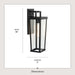 Tryon One Light Outdoor Wall Lantern-Exterior-Progress Lighting-Lighting Design Store