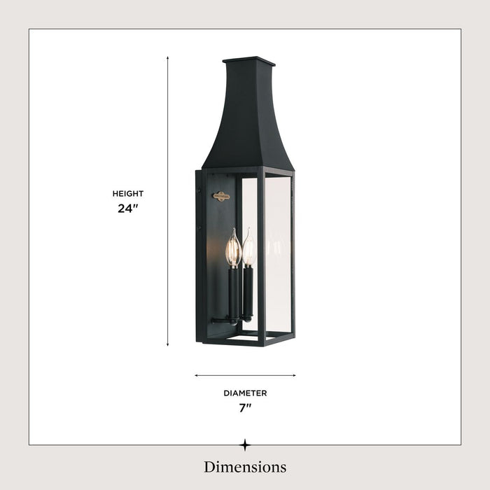 Radcliffe Two Light Outdoor Wall Lantern-Exterior-Progress Lighting-Lighting Design Store