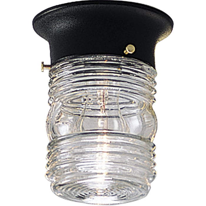 Utility Lantern Outdoor Flush Mount-Exterior-Progress Lighting-Lighting Design Store