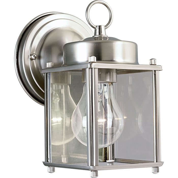 Flat Glass Lantern Wall Lantern-Exterior-Progress Lighting-Lighting Design Store