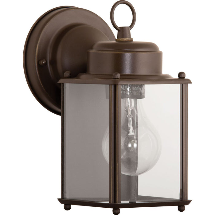 Flat Glass Lantern Wall Lantern-Exterior-Progress Lighting-Lighting Design Store