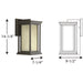 Endicott Wall Lantern-Exterior-Progress Lighting-Lighting Design Store