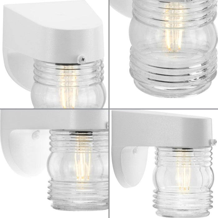 Polycarbonate Outdoor Wall Lantern-Utility-Progress Lighting-Lighting Design Store