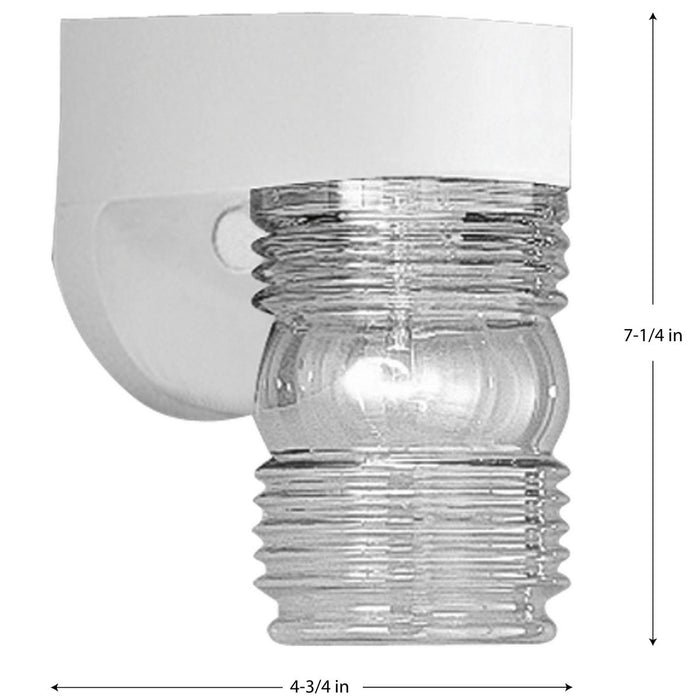 Polycarbonate Outdoor Wall Lantern-Utility-Progress Lighting-Lighting Design Store