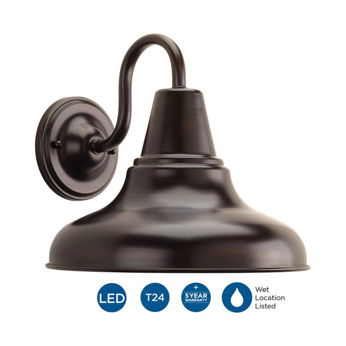 District LED Wall Lantern-Exterior-Progress Lighting-Lighting Design Store