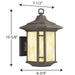 Arts And Crafts Wall Lantern-Exterior-Progress Lighting-Lighting Design Store