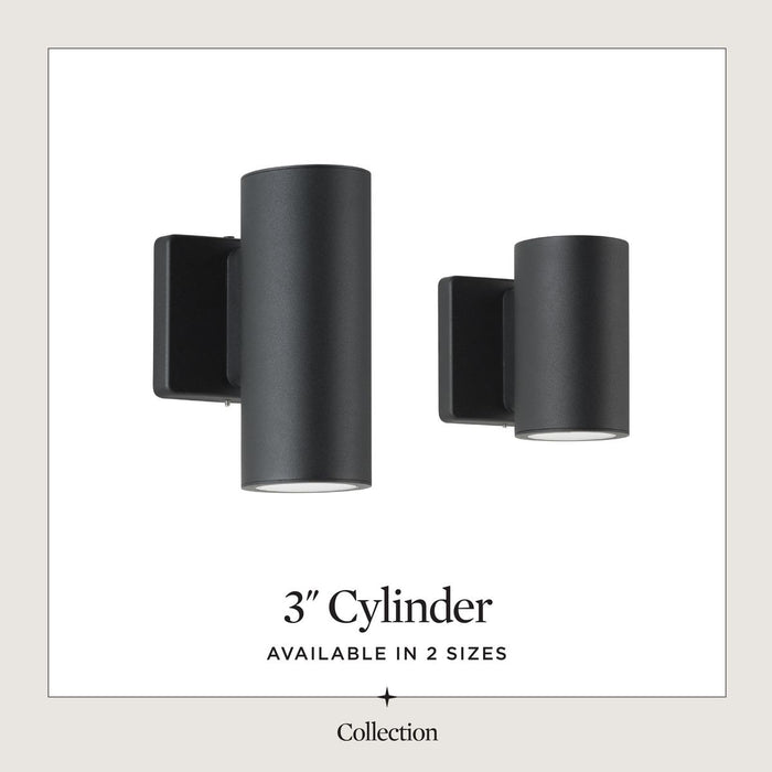 Cylinders LED Wall Mount-Exterior-Progress Lighting-Lighting Design Store