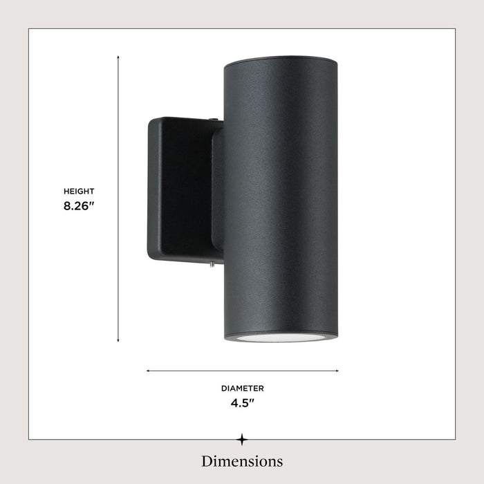 Cylinders LED Wall Mount-Exterior-Progress Lighting-Lighting Design Store