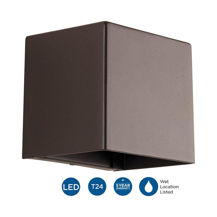 Cornice LED Wall Lantern-Exterior-Progress Lighting-Lighting Design Store