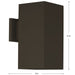 One Light Wall Lantern-Exterior-Progress Lighting-Lighting Design Store