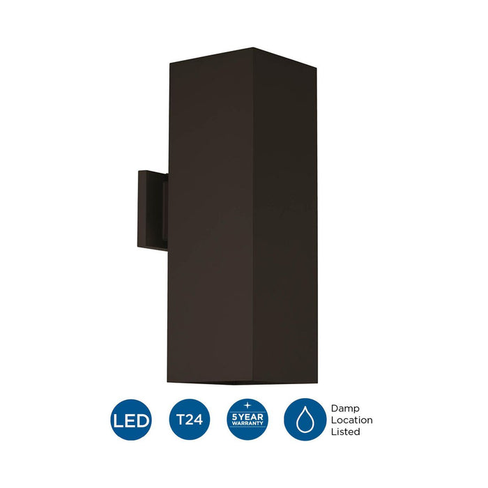 Two Light Wall Lantern-Exterior-Progress Lighting-Lighting Design Store