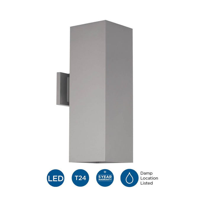 Two Light Wall Lantern-Exterior-Progress Lighting-Lighting Design Store