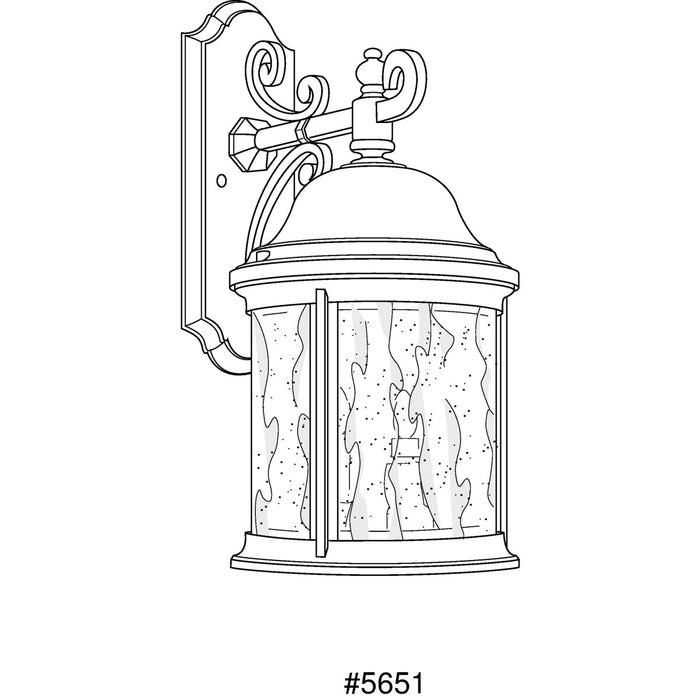 Ashmore Large Wall Lantern-Exterior-Progress Lighting-Lighting Design Store