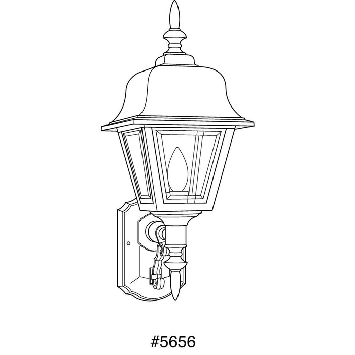 One Light Wall Lantern-Exterior-Progress Lighting-Lighting Design Store