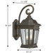 Crawford Wall Lantern-Exterior-Progress Lighting-Lighting Design Store