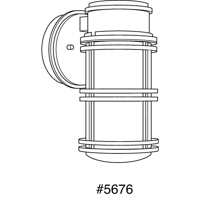 Bell LED Wall Lantern-Exterior-Progress Lighting-Lighting Design Store