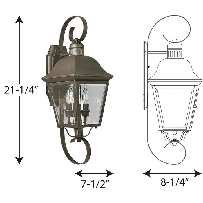 Andover Wall Lantern-Exterior-Progress Lighting-Lighting Design Store