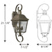 Andover Wall Lantern-Exterior-Progress Lighting-Lighting Design Store