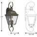 Andover Large Wall Lantern-Exterior-Progress Lighting-Lighting Design Store