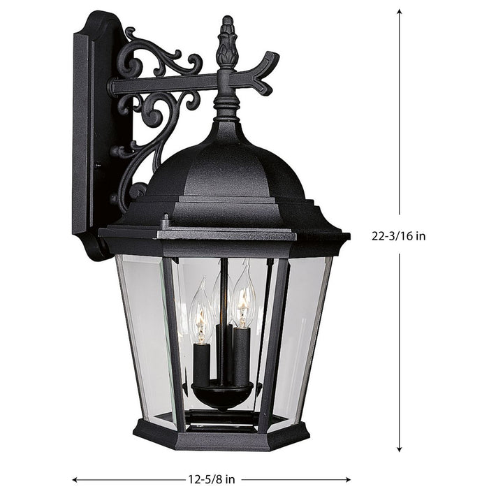 Welbourne Large Wall Lantern-Exterior-Progress Lighting-Lighting Design Store