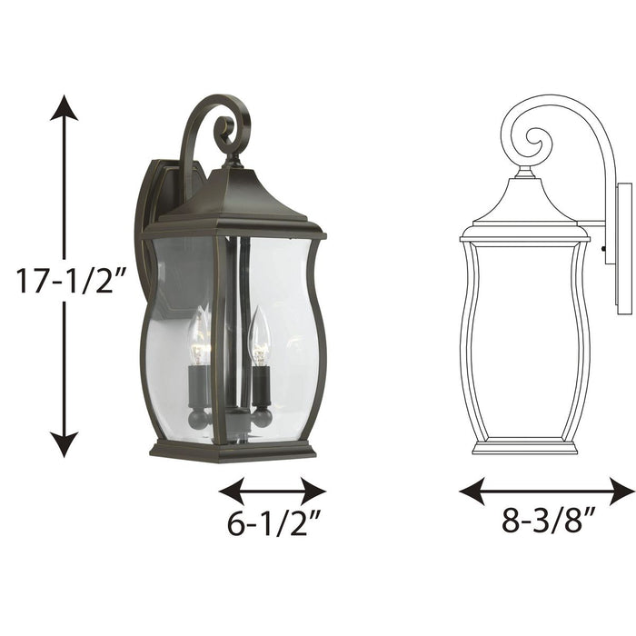 Township Wall Lantern-Exterior-Progress Lighting-Lighting Design Store
