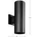 Cylinder Outdoor Wall Mount-Exterior-Progress Lighting-Lighting Design Store