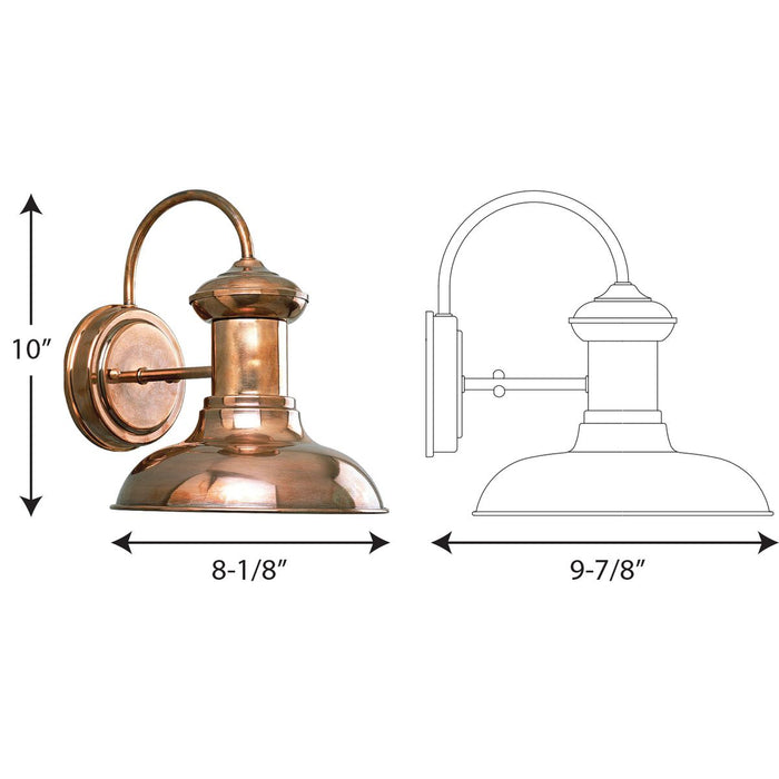 Brookside Wall Lantern-Exterior-Progress Lighting-Lighting Design Store