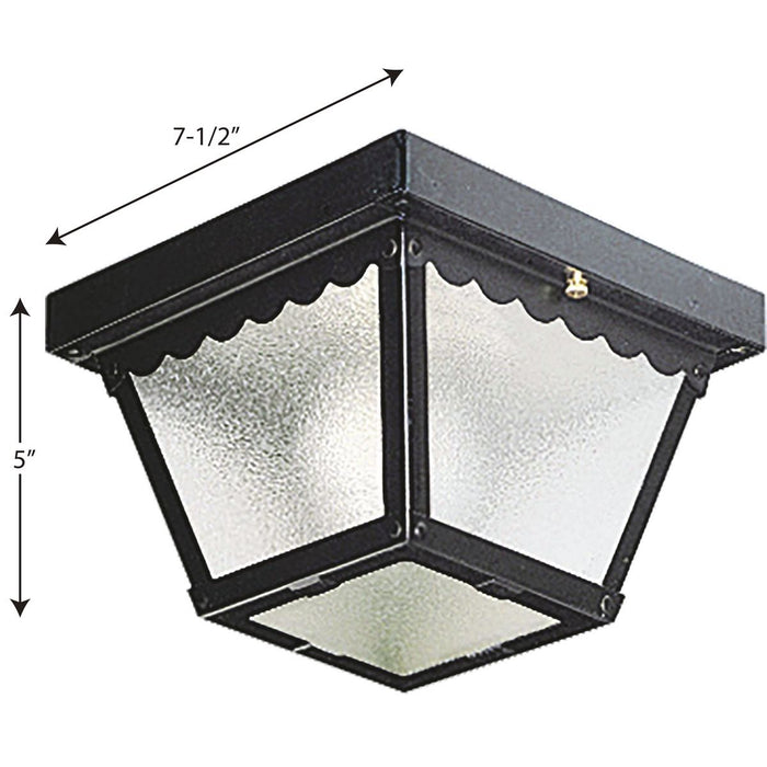 Ceiling Mount Outdoor Flush Mount-Exterior-Progress Lighting-Lighting Design Store