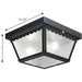 Ceiling Mount Outdoor Flush Mount-Exterior-Progress Lighting-Lighting Design Store