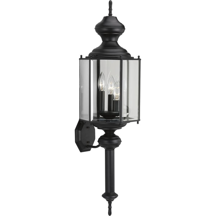 Three Light Large Wall Lantern-Exterior-Progress Lighting-Lighting Design Store