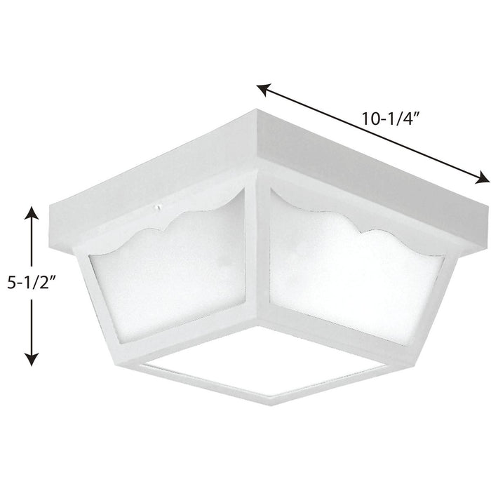 Ceiling Mount Outdoor Flush Mount-Exterior-Progress Lighting-Lighting Design Store