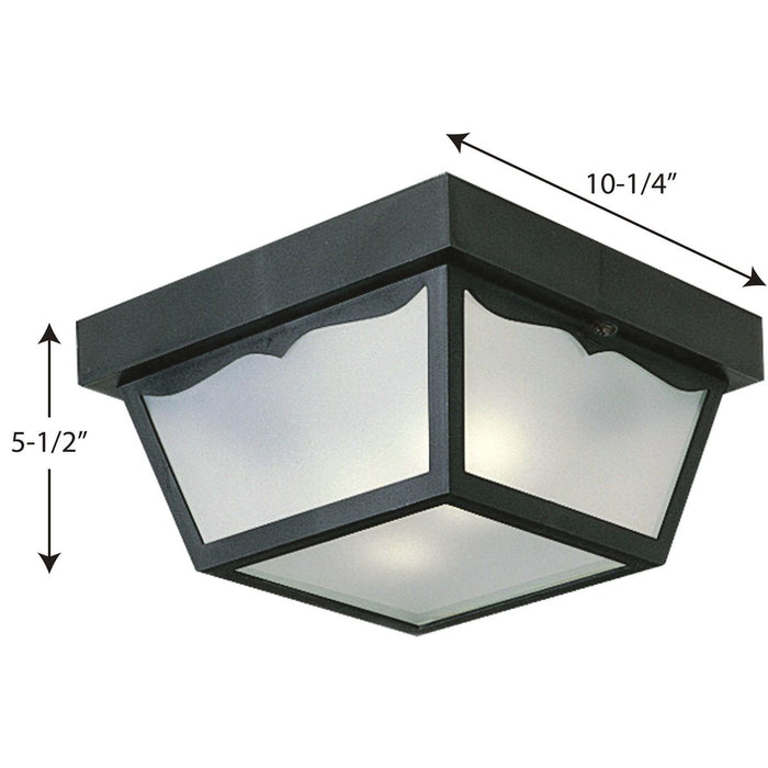 Ceiling Mount Outdoor Flush Mount-Exterior-Progress Lighting-Lighting Design Store