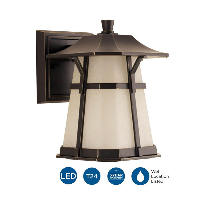 Derby LED Wall Lantern-Exterior-Progress Lighting-Lighting Design Store