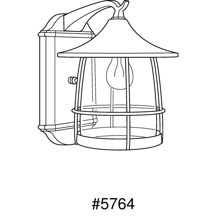 Prairie Wall Lantern-Exterior-Progress Lighting-Lighting Design Store