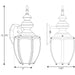 Roman Coach Wall Lantern-Exterior-Progress Lighting-Lighting Design Store