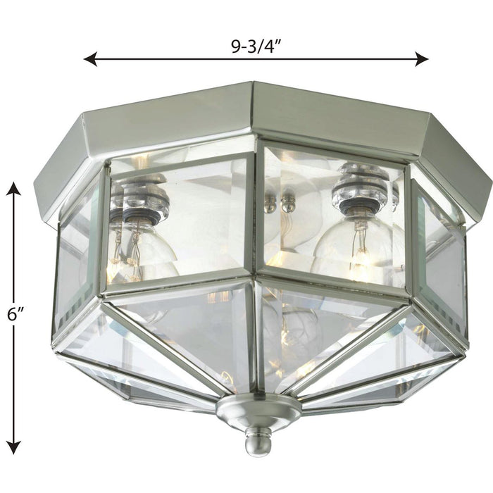 Three Light Close-to-Ceiling-Flush Mounts-Progress Lighting-Lighting Design Store