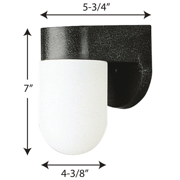 Polycarbonate Outdoor Wall Lantern-Utility-Progress Lighting-Lighting Design Store