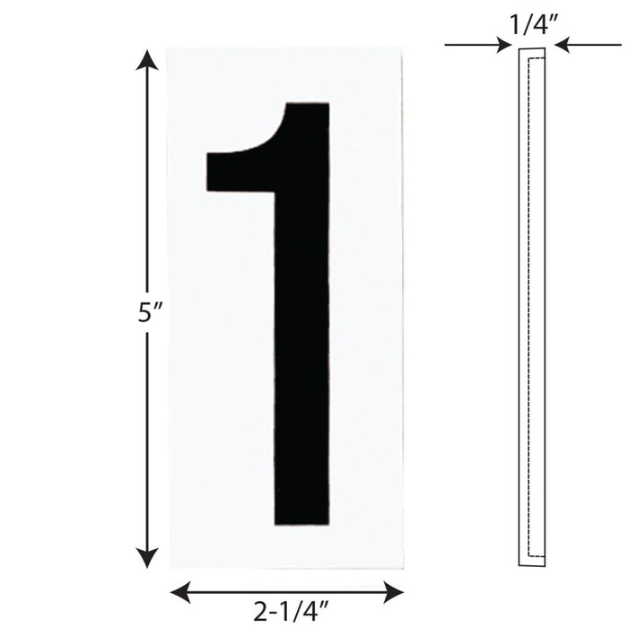 Address Numbers-Exterior-Progress Lighting-Lighting Design Store