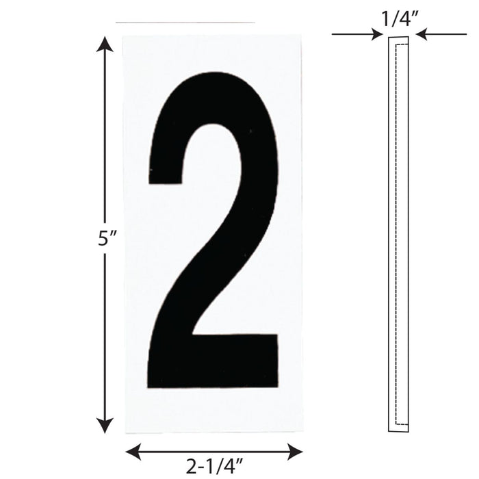 Address Numbers-Exterior-Progress Lighting-Lighting Design Store