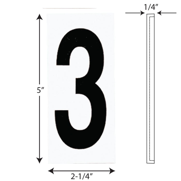 Address Numbers-Exterior-Progress Lighting-Lighting Design Store