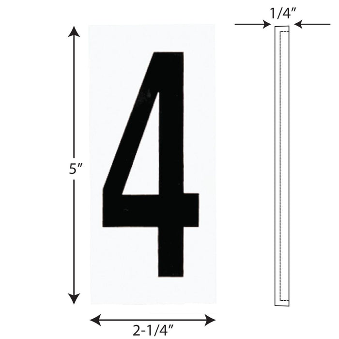 Address Numbers-Exterior-Progress Lighting-Lighting Design Store