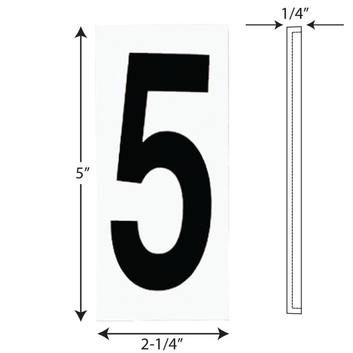 Address Numbers-Exterior-Progress Lighting-Lighting Design Store