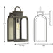Refuge Wall Lantern-Exterior-Progress Lighting-Lighting Design Store