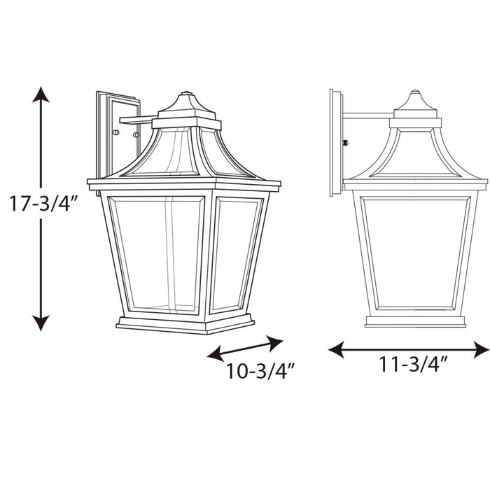 Endorse LED Wall Lantern-Exterior-Progress Lighting-Lighting Design Store