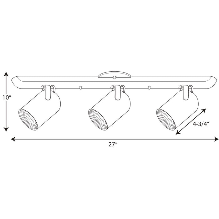 Directional Wall/Ceiling Fixture-Flush Mounts-Progress Lighting-Lighting Design Store