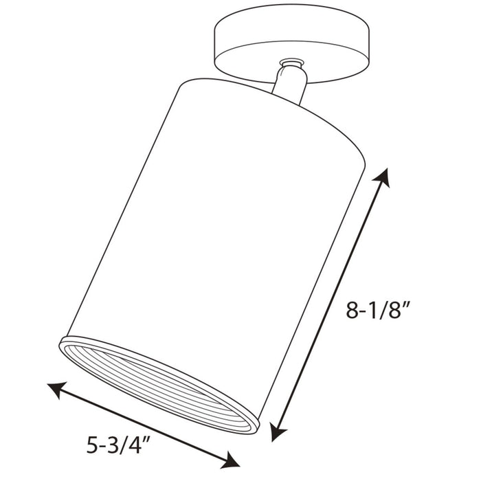 Directional Wall/Ceiling Heat Lamp-Semi-Flush Mts.-Progress Lighting-Lighting Design Store
